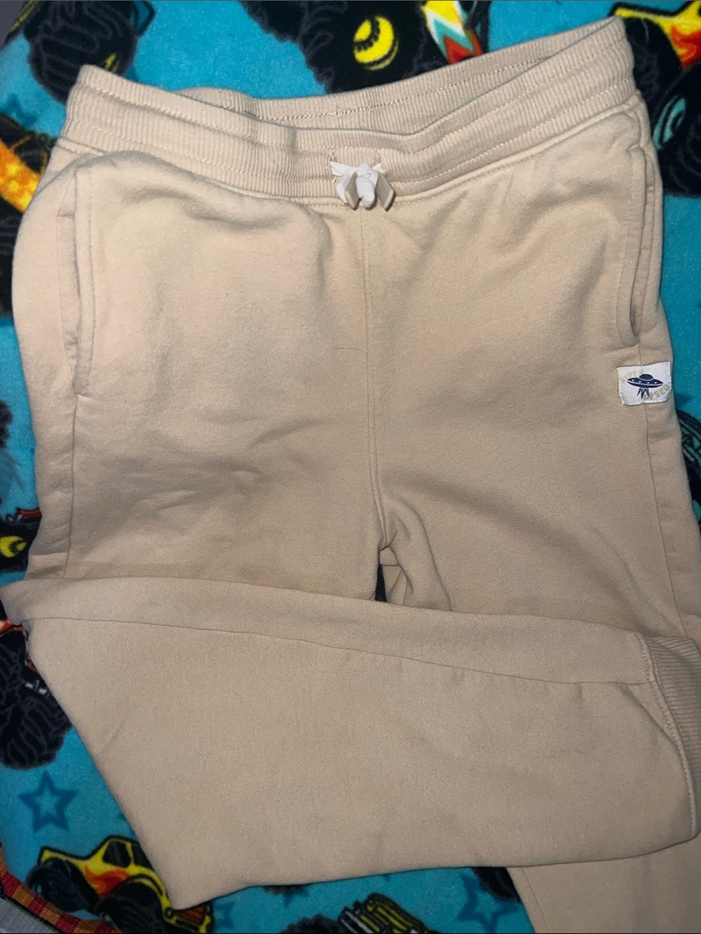 wonder nation Beige Sweatpants with Drawstring